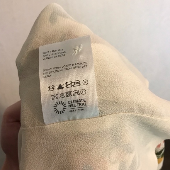 Reformation cream pink Myah Floral Maxi Dress size 6 - Picture 10 of 13